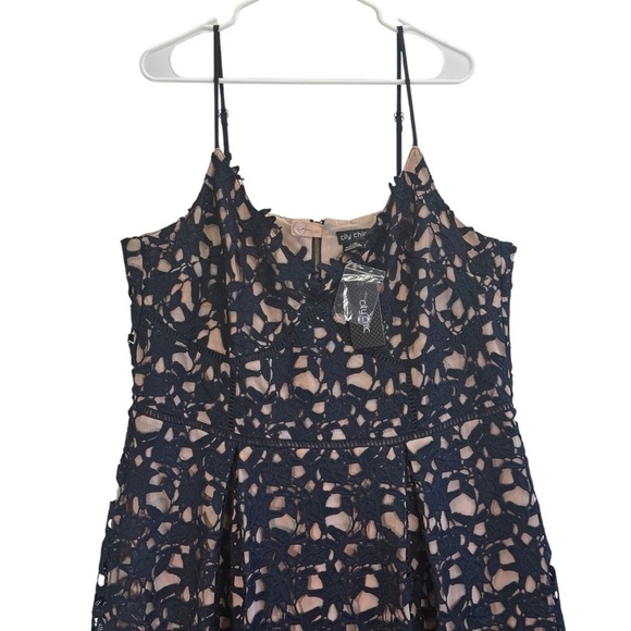 City Chic Plus Size “So Fancy Dress” in Navy Blue. Size 20L NWT - Picture 5 of 16